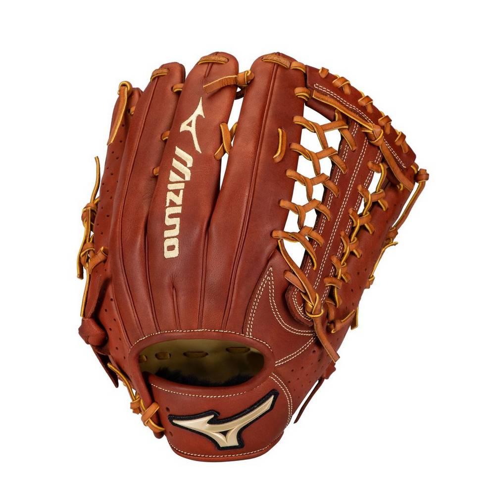 Mizuno Men's Prime Elite Outfield Baseball 12.75" Gloves Brown (312876-DCA)